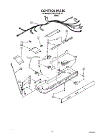 12 - Control parts for Kitchenaid Refrigerator KSRB27QABL06 from AppliancePartsPros.com