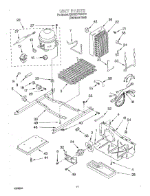 11 - Unit parts for Kitchenaid Refrigerator KSRS27FGSS13 from AppliancePartsPros.com