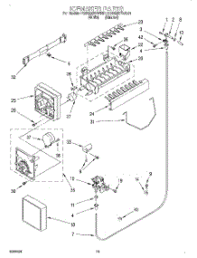 11 - Icemaker parts for Kitchenaid Refrigerator KSRS25FDWH01 from AppliancePartsPros.com