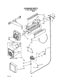 10 - Icemaker parts for Kitchenaid Refrigerator KSRB27QABL04 from AppliancePartsPros.com