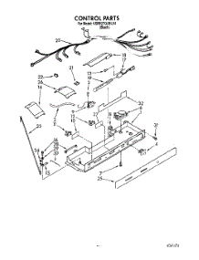 12 - Control parts for Kitchenaid Refrigerator KSRB27QABL04 from AppliancePartsPros.com
