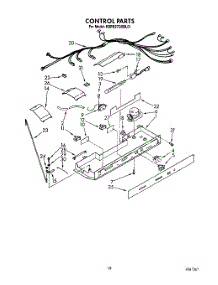 12 - Control parts for Kitchenaid Refrigerator KSRB27QXBL01 from AppliancePartsPros.com