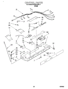 12 - Control, Lit / Optional parts for Kitchenaid Refrigerator KSRB27QABL11 from AppliancePartsPros.com