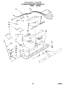 10 - Control parts for Kitchenaid Refrigerator KSRS22QAWH21 from AppliancePartsPros.com