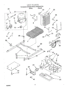 08 - Unit parts for Kitchenaid Refrigerator KSRS22KGWH02 from AppliancePartsPros.com