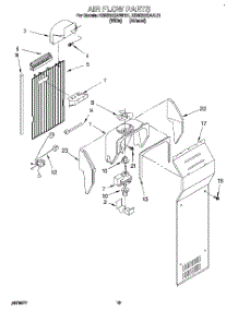 12 - Air Flow, Lit / Optional parts for Kitchenaid Refrigerator KSRS22QAAL21 from AppliancePartsPros.com