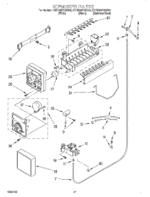 11 - Icemaker parts for Kitchenaid Refrigerator KSRB22FGWH00 from AppliancePartsPros.com