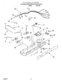 12 - Control, Optional parts for Kitchenaid Refrigerator KSRE22FHBT01 from AppliancePartsPros.com