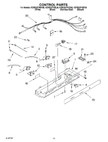 12 - Control, Optional parts for Kitchenaid Refrigerator KSRB22FHBL06 from AppliancePartsPros.com