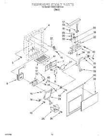 09 - Dispenser Front parts for Kitchenaid Refrigerator KSRB27QDBL00 from AppliancePartsPros.com