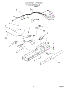 03 - Control parts for Kitchenaid Refrigerator KSRB27QDBL02 from AppliancePartsPros.com