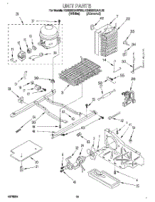 08 - Unit parts for Kitchenaid Refrigerator KSRS22QAWH20 from AppliancePartsPros.com
