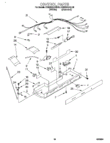10 - Control parts for Kitchenaid Refrigerator KSRS22QAWH20 from AppliancePartsPros.com