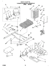 09 - Unit parts for Kitchenaid Refrigerator KSRS25FBWH01 from AppliancePartsPros.com