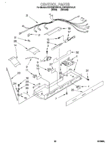 12 - Control, Lit / Optional parts for Kitchenaid Refrigerator KSRS25FBAL01 from AppliancePartsPros.com