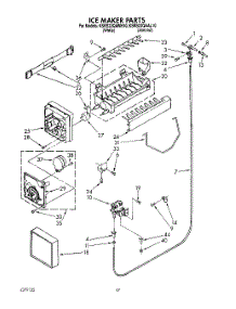 11 - Ice Maker parts for Kitchenaid Refrigerator KSRS22QAWH10 from AppliancePartsPros.com