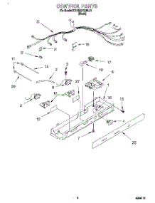 03 - Control parts for Kitchenaid Refrigerator KSRB27QDBL01 from AppliancePartsPros.com