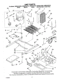 11 - Unit Parts parts for Kitchenaid Refrigerator KSRS25ILBL02 from AppliancePartsPros.com