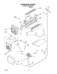 12 - Icemaker Parts, Parts Not Illustrated parts for Whirlpool Refrigerator 4KSRS22CHT03 from AppliancePartsPros.com