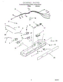 03 - Control parts for Whirlpool Refrigerator 4KSRS22QFA00 from AppliancePartsPros.com