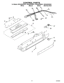 08 - Control Parts parts for Kitchenaid Refrigerator KSRA25KKWH01 from AppliancePartsPros.com