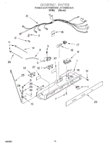 09 - Control, Lit / Optional parts for Kitchenaid Refrigerator KSRP22KDAL01 from AppliancePartsPros.com
