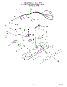 03 - Control parts for Kitchenaid Refrigerator KSRS27QDWH02 from AppliancePartsPros.com
