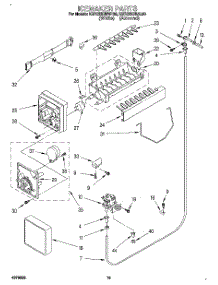 10 - Icemaker parts for Kitchenaid Refrigerator KSRC22DBWH00 from AppliancePartsPros.com