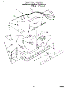 10 - Control parts for Kitchenaid Refrigerator KSHS22QBAL00 from AppliancePartsPros.com