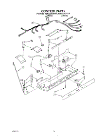 09 - Control, Lit / Optional parts for Kitchenaid Refrigerator KSRC22KXWH00 from AppliancePartsPros.com