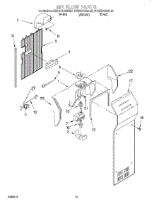 09 - Air Flow parts for Kitchenaid Refrigerator KSRS27QGBL02 from AppliancePartsPros.com