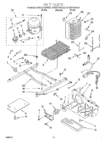 11 - Unit parts for Kitchenaid Refrigerator KSRS27QGBL02 from AppliancePartsPros.com