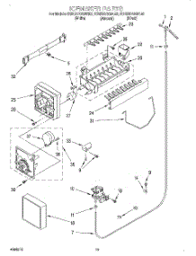 12 - Icemaker, Optional parts for Kitchenaid Refrigerator KSRS27QGBL02 from AppliancePartsPros.com