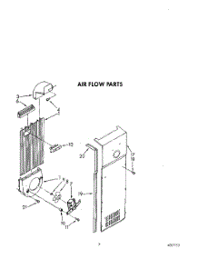 05 - Air Flow parts for Kitchenaid Refrigerator KSRS25QXWH10 from AppliancePartsPros.com