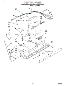08 - Control parts for Kitchenaid Refrigerator KSRC22KBWH01 from AppliancePartsPros.com