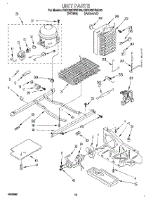 09 - Unit parts for Kitchenaid Refrigerator KSRC25DBAL00 from AppliancePartsPros.com