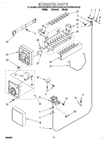 11 - Icemaker parts for Kitchenaid Refrigerator KSUP22QDBL02 from AppliancePartsPros.com