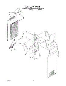 09 - Air Flow, Lit / Optional parts for Kitchenaid Refrigerator KSRC22KAWH00 from AppliancePartsPros.com