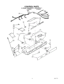 07 - Control parts for Kitchenaid Refrigerator KSRC25DXWH11 from AppliancePartsPros.com