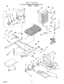 10 - Unit parts for Kitchenaid Refrigerator KSRS25QDWH00 from AppliancePartsPros.com