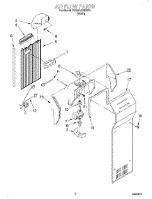 05 - Air Flow parts for Whirlpool Refrigerator 7TS22AQXEW00 from AppliancePartsPros.com