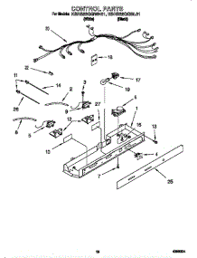 Control parts for Kitchenaid Refrigerator KSRS22QGBL0 from AppliancePartsPros.com