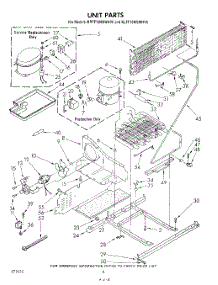 05 - Unit parts for Kitchenaid Freezer KRFF15SWH10 from AppliancePartsPros.com