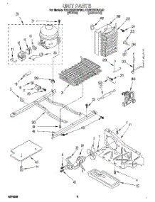 06 - Unit parts for Kitchenaid Refrigerator KSRC22KBAL00 from AppliancePartsPros.com