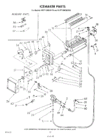 07 - Ice Maker parts for Kitchenaid Freezer KRFF15SWH10 from AppliancePartsPros.com