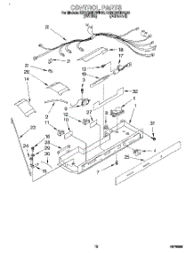 08 - Control parts for Kitchenaid Refrigerator KSRC22KBAL00 from AppliancePartsPros.com