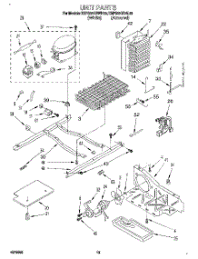 08 - Unit parts for Kitchenaid Refrigerator KSPS22QBWH00 from AppliancePartsPros.com