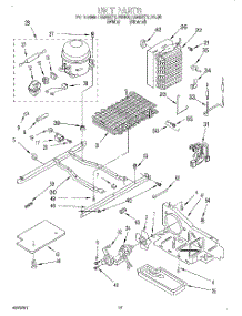 10 - Unit parts for Kitchenaid Refrigerator KSRS27QDAL00 from AppliancePartsPros.com