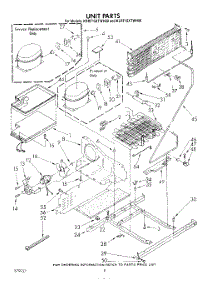 05 - Unit parts for Kitchenaid Refrigerator KLRF15XTWH00 from AppliancePartsPros.com