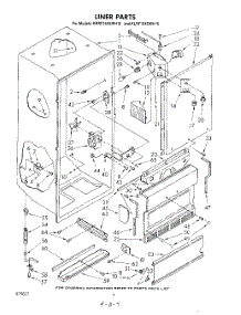 03 - Liner , Lit / Optional parts for Kitchenaid Refrigerator KRRF15XSWH10 from AppliancePartsPros.com